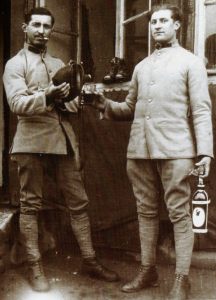 French soldiers drinking rhum